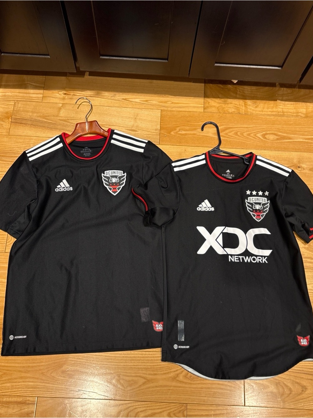 Adidas D.C. United Kids Black Home Soccer Jersey